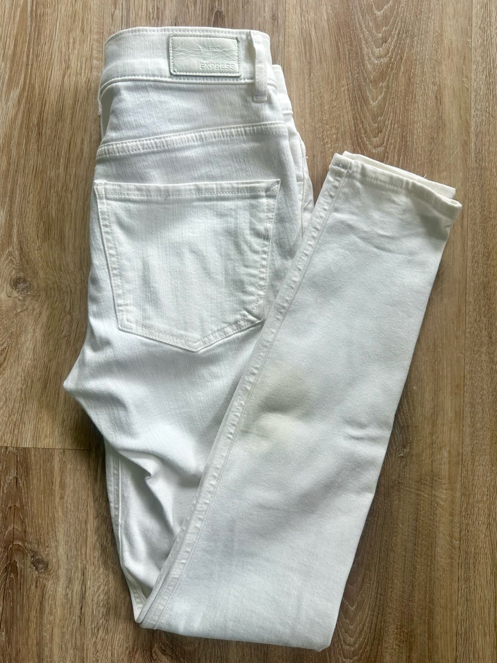 Express White Skinny Jeans